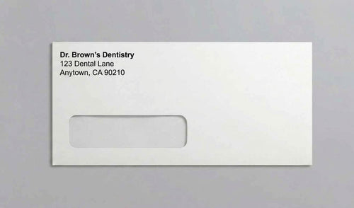 Custom printed #10 window envelope for business, Atlantic Envelope