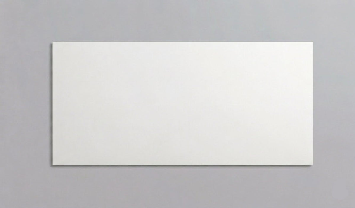 #10 Regular envelope front view, 4-1/8 x 9-1/2 inches, white