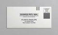 Atlantic Envelope #9 Regular white reply envelope, plain