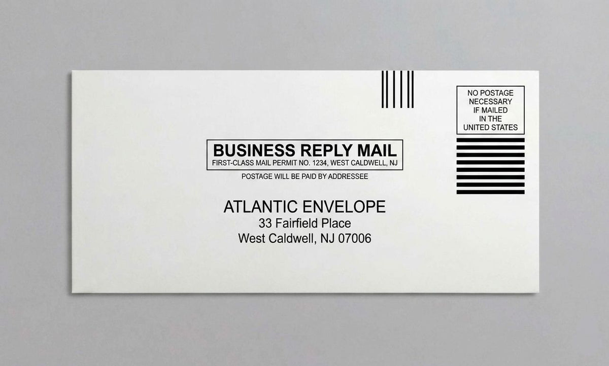 Atlantic Envelope #9 Regular white reply envelope, plain