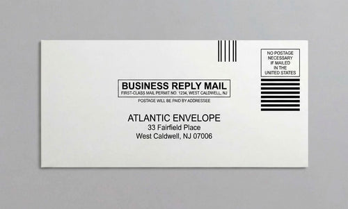 Atlantic Envelope #9 Regular white reply envelope, plain