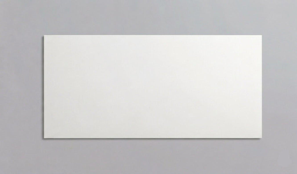 #9 Regular reply envelope front view, 3-7/8 x 8-7/8 inches, white