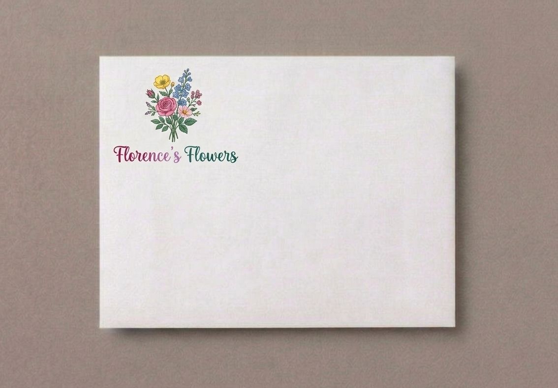 Custom printed A-6 announcement envelope for greeting cards, Atlantic Envelope