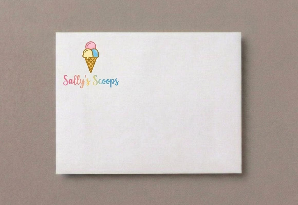Custom printed A-7 announcement envelope for invitations, Atlantic Envelope